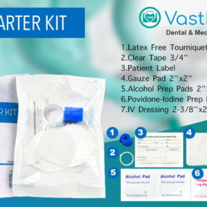 IV Starter KIT With Gauze/Chlorascrub Swab LF 50/Ca - Image 1