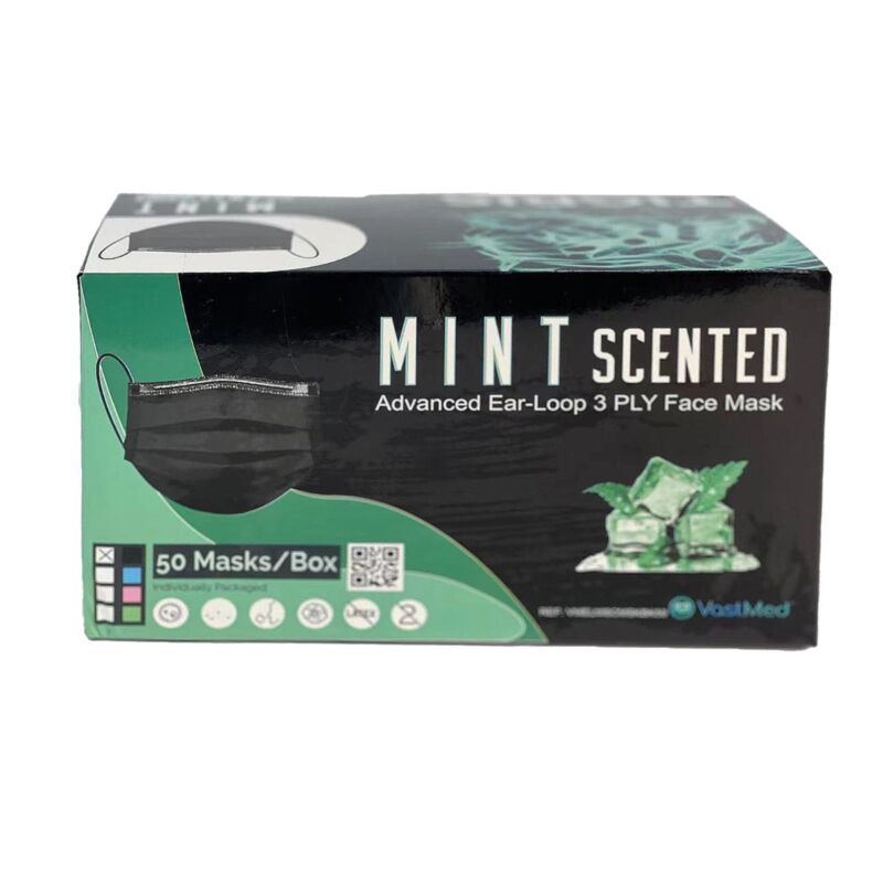tigris-mint-scented-medical-grade-black-mask-individually-wrapped-vmelmscmskbk50-1