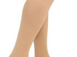 Medical Compression Socks 15-20 mmHg by Vastmed | Knee High Open toe Compression Stockings for Varicose Vein Swollen Legs Travel Flights Pregnancy