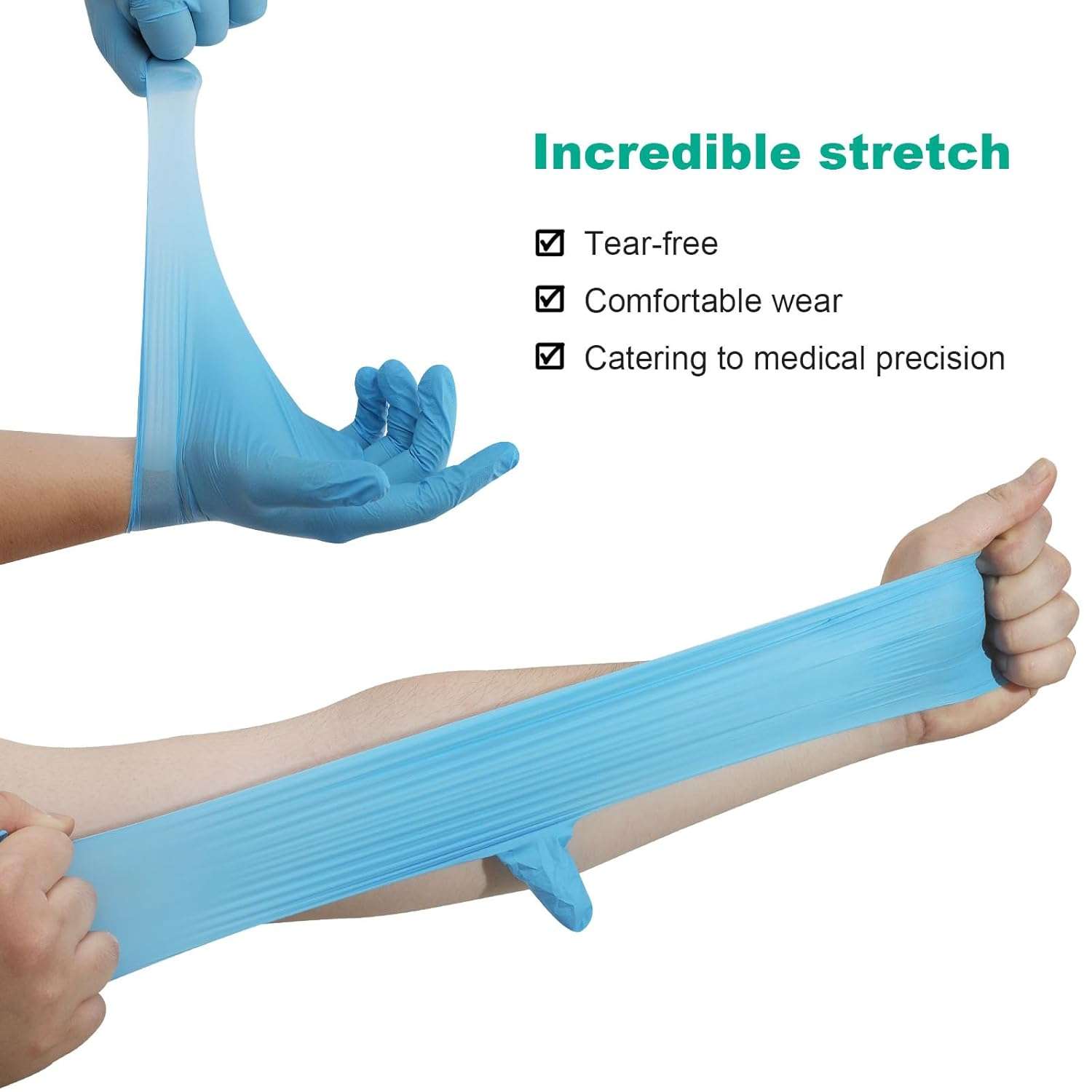 VASTMED Dental Grade Examination Leone Nitrile Gloves 4.0G Finger Tips Texture Latex Free Professional Grade Gloves - Image 3