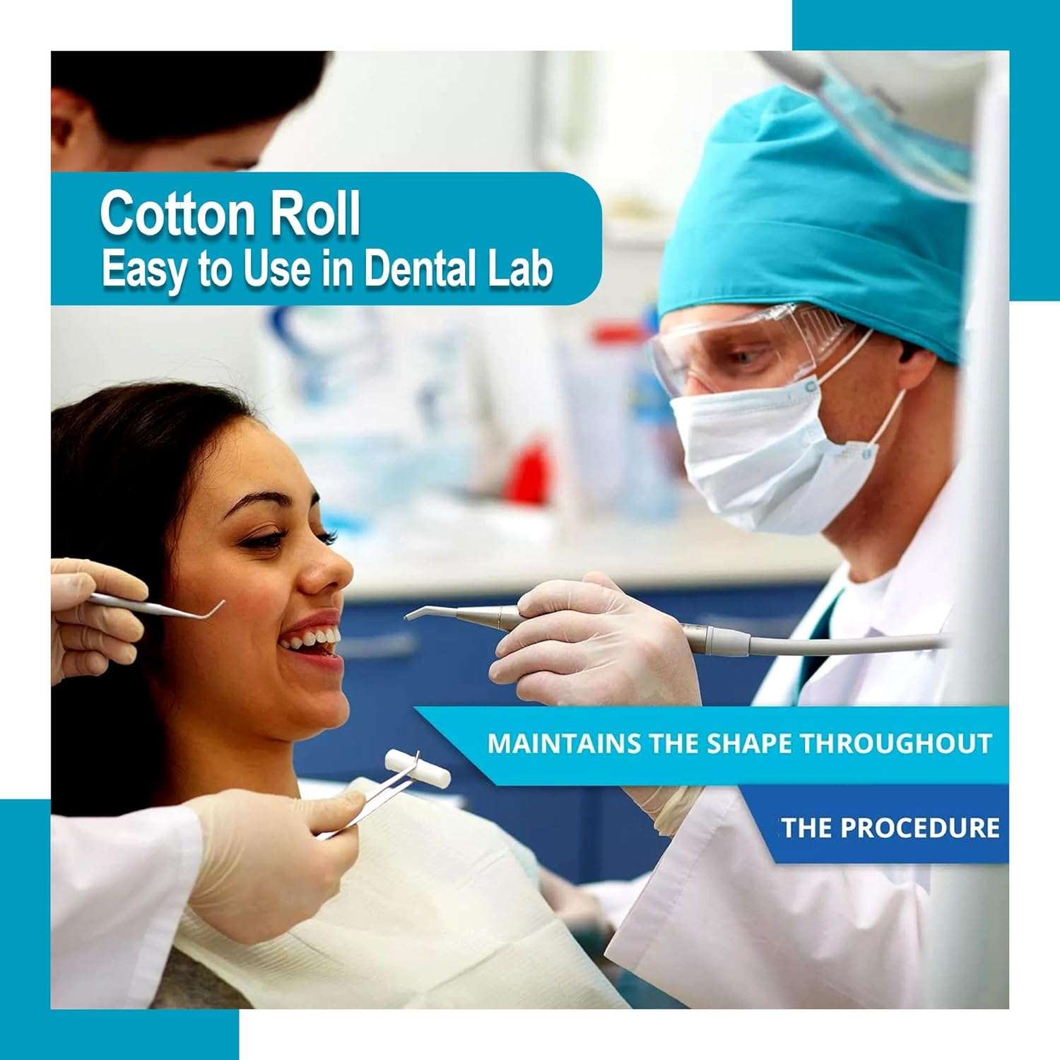 Cotton Dental Gauze Rolls by Vastmed | High Absorbent Mouth Gauze Roll for Dentists Non Sterile Cotton Roll for Nosebleeds and Oral Care for Kids and Adults - Image 5