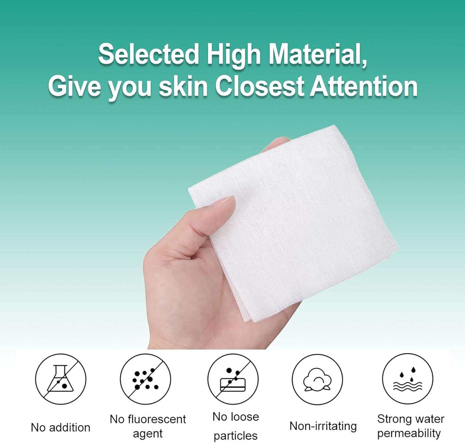 Capra Cotton Gauze Pads by VASTMED | Disposable and Individually Wrapped Medical Gauze Pads | Sterile Medical Wound Dressing Sponges for Cleaning - Image 7