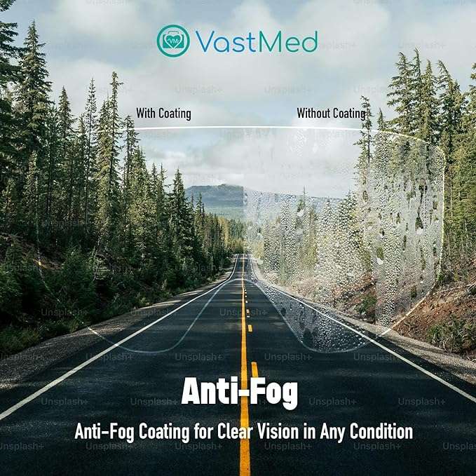 VASTMED Anti Fog Safety Goggles Protective Safety Goggle with Clear Lens | Eye Protection Goggles for Women Men - Image 3