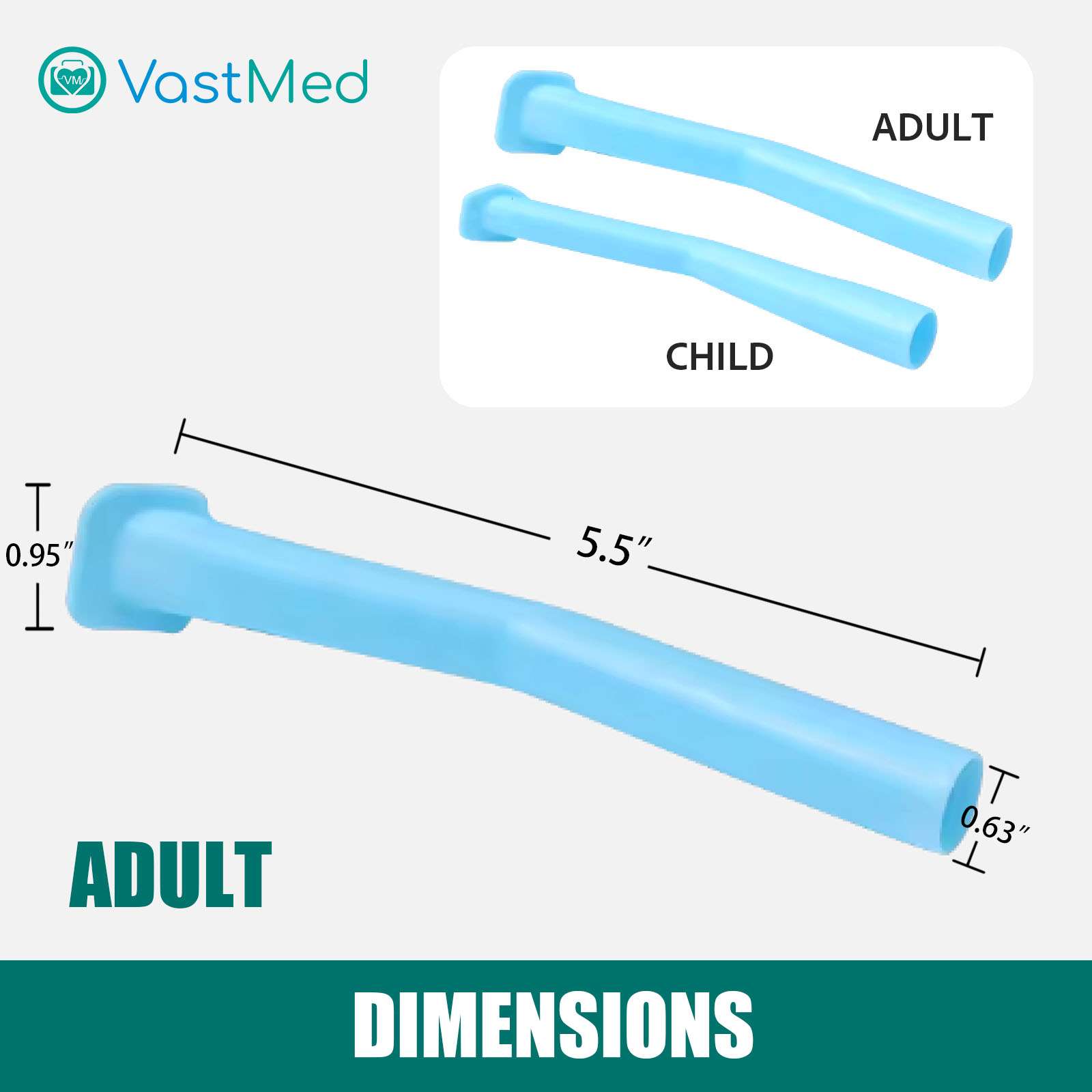50 Pcs Dental High Volume Surgical Aspirator Tips by Vastmed | Disposable Suction Tips - Image 6