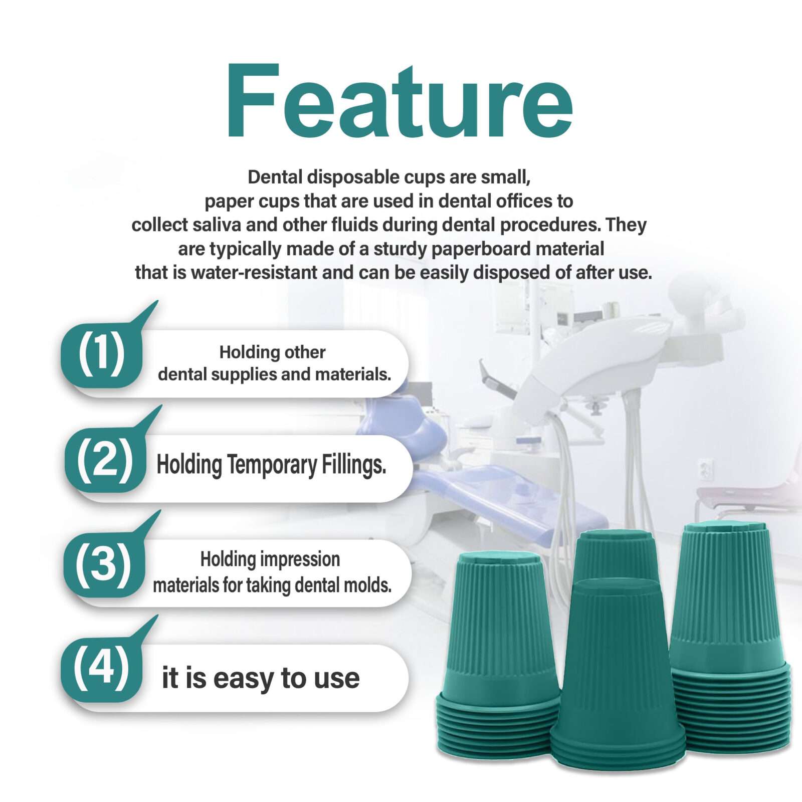 VASTMED Disposable 5 oz Plastic Cups | Disposable Drinking Cups Multi Color | Double-Coated for Durability Embossed Grip Cups for Office Medical & Event Use - Image 6