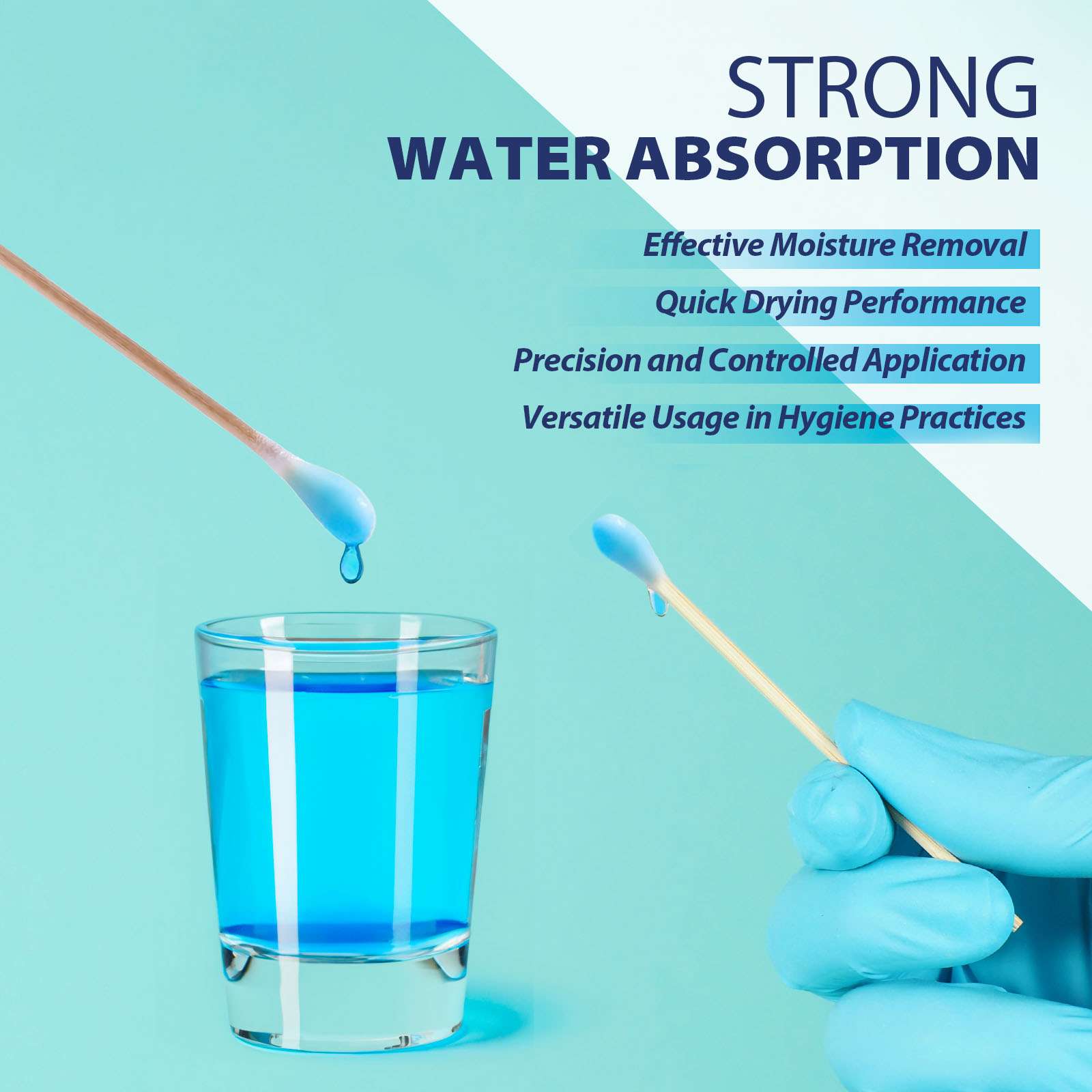 Cotton Tipped Applicators 3 Inch by Vastmed | Long Medical Cotton Swab with Wooden Sticks | Disposable Non Sterile Cotton Swabs for Multiple Uses - Image 5