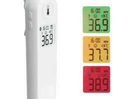 Medical Grade Touchless Infrared Forehead Thermometer for Adults and Kids by VASTMED | FSA HSA Eligible, Fever Alarm & Mute Mode Accurate Reading with Large Display