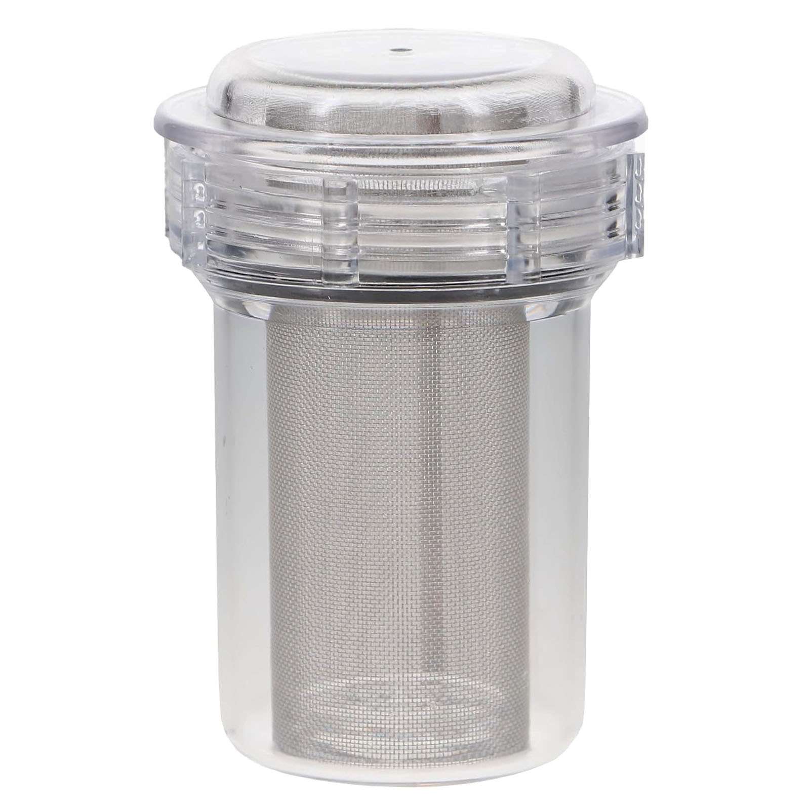 Dental Evacuation Suction Trap #2300 by Vastmed | Disposable Clear Canister with Lid Gasket & Stainless Steel Mesh Filter | Fits Most Dental Vacuum Pump Systems
