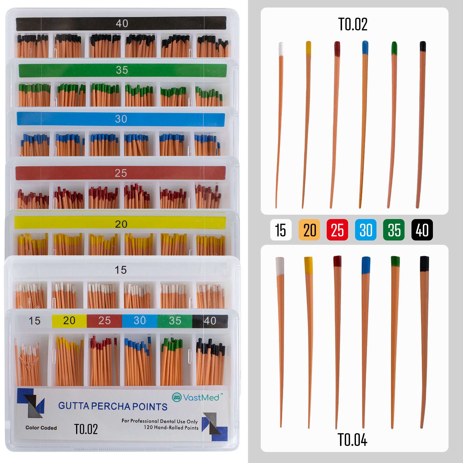 Dental Gutta Percha Points by Vastmed | Dental Endodontic Special Taper - Image 3