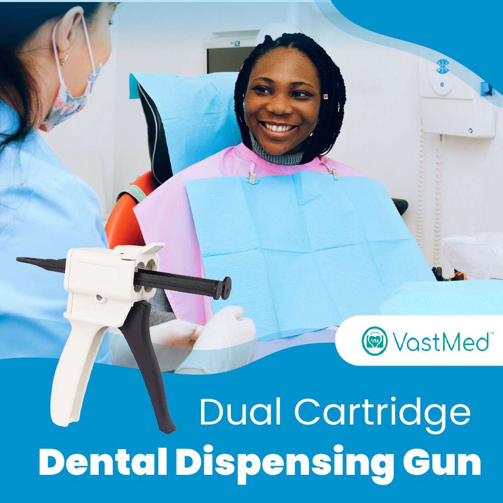 Dispensing Gun Kit 1:1/2:1 AB by Vastmed | Impression Mixing Cartridge Dispensing Gun - Image 3