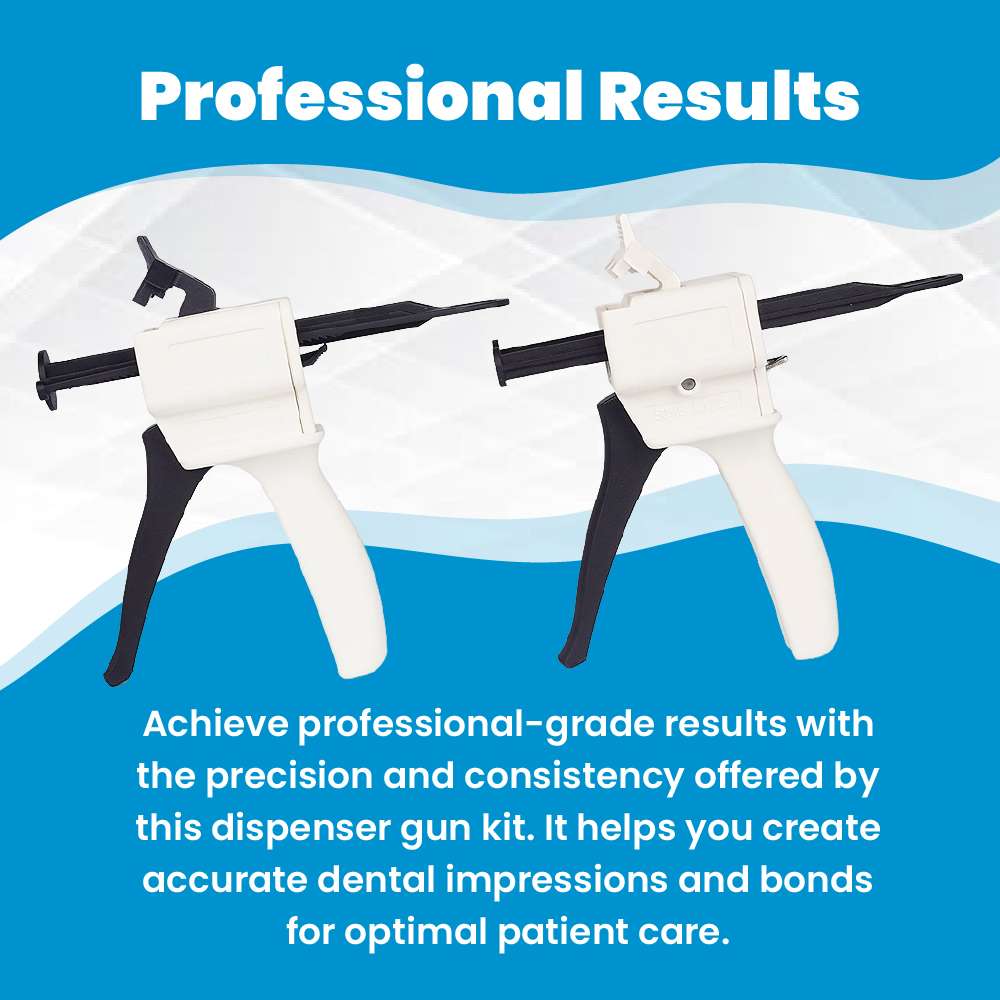 Dispensing Gun Kit 1:1/2:1 AB by Vastmed | Impression Mixing Cartridge Dispensing Gun - Image 4