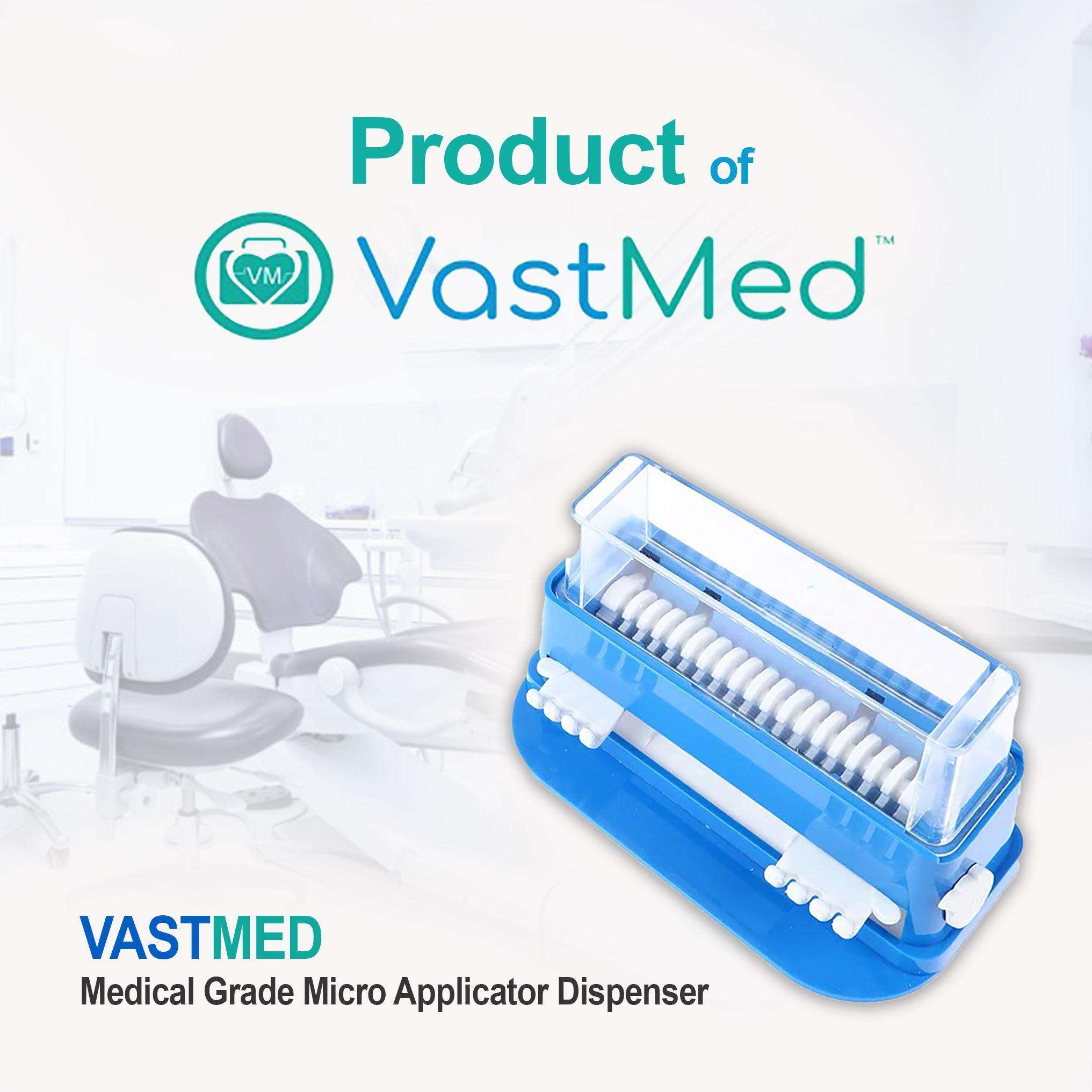 Dental Grade Micro Applicator Tip Brush Dispenser with 4 containers by VASTMED | Dental Micro Brush Holder Organizer - Image 7