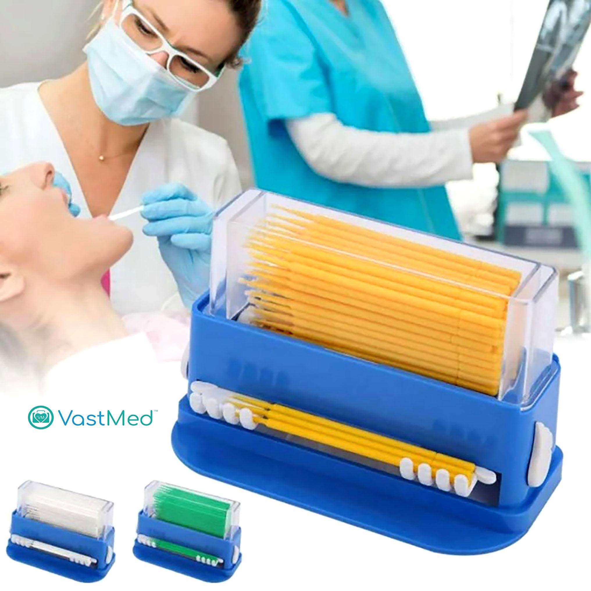 Dental Grade Micro Applicator Tip Brush Dispenser with 4 containers by VASTMED | Dental Micro Brush Holder Organizer - Image 6