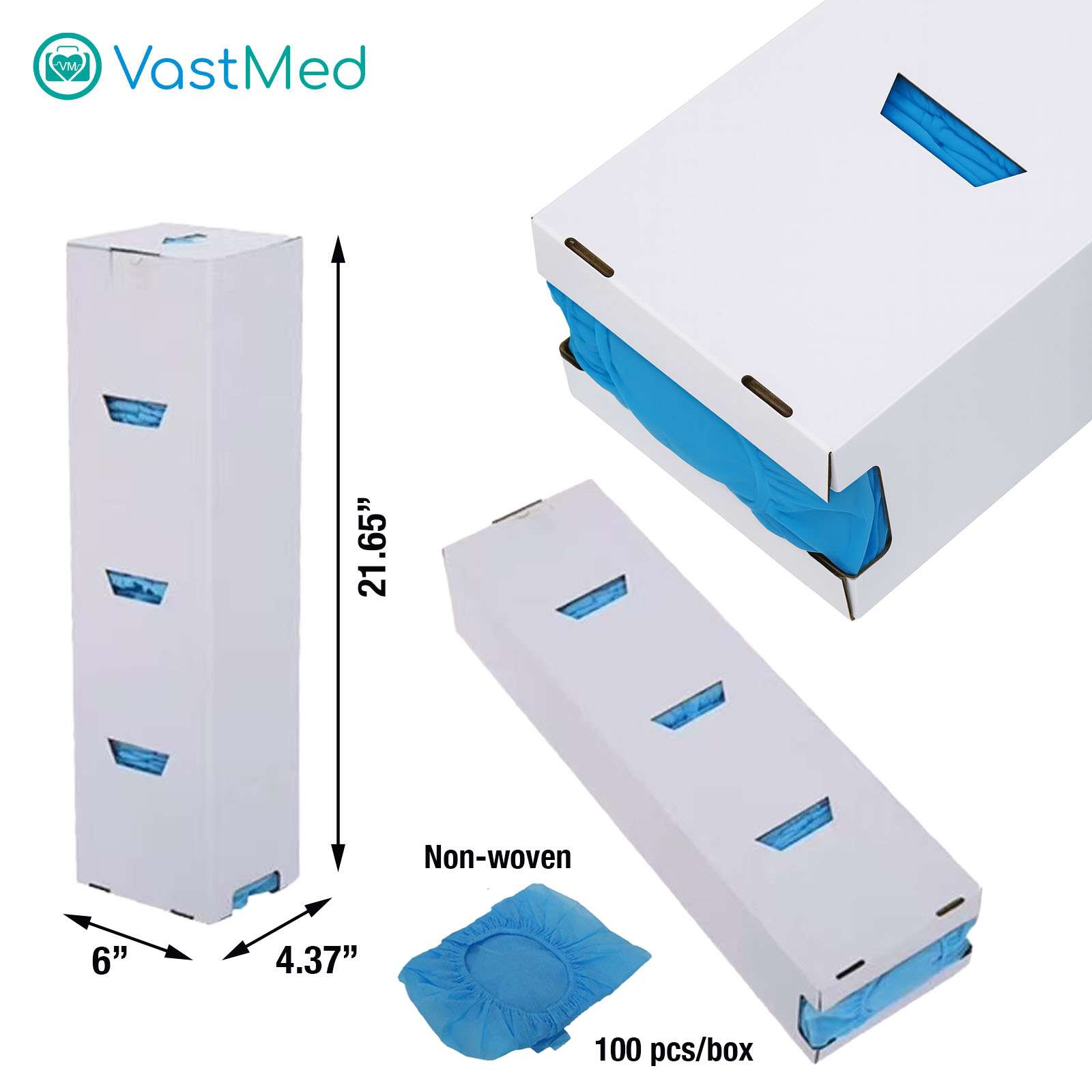Automatic Shoe Cover Dispenser Machine with 400 Covers by Vastmed | Disposable Non Slip Shoe Cover Reliable Machine with UV Disinfection Light - Image 13