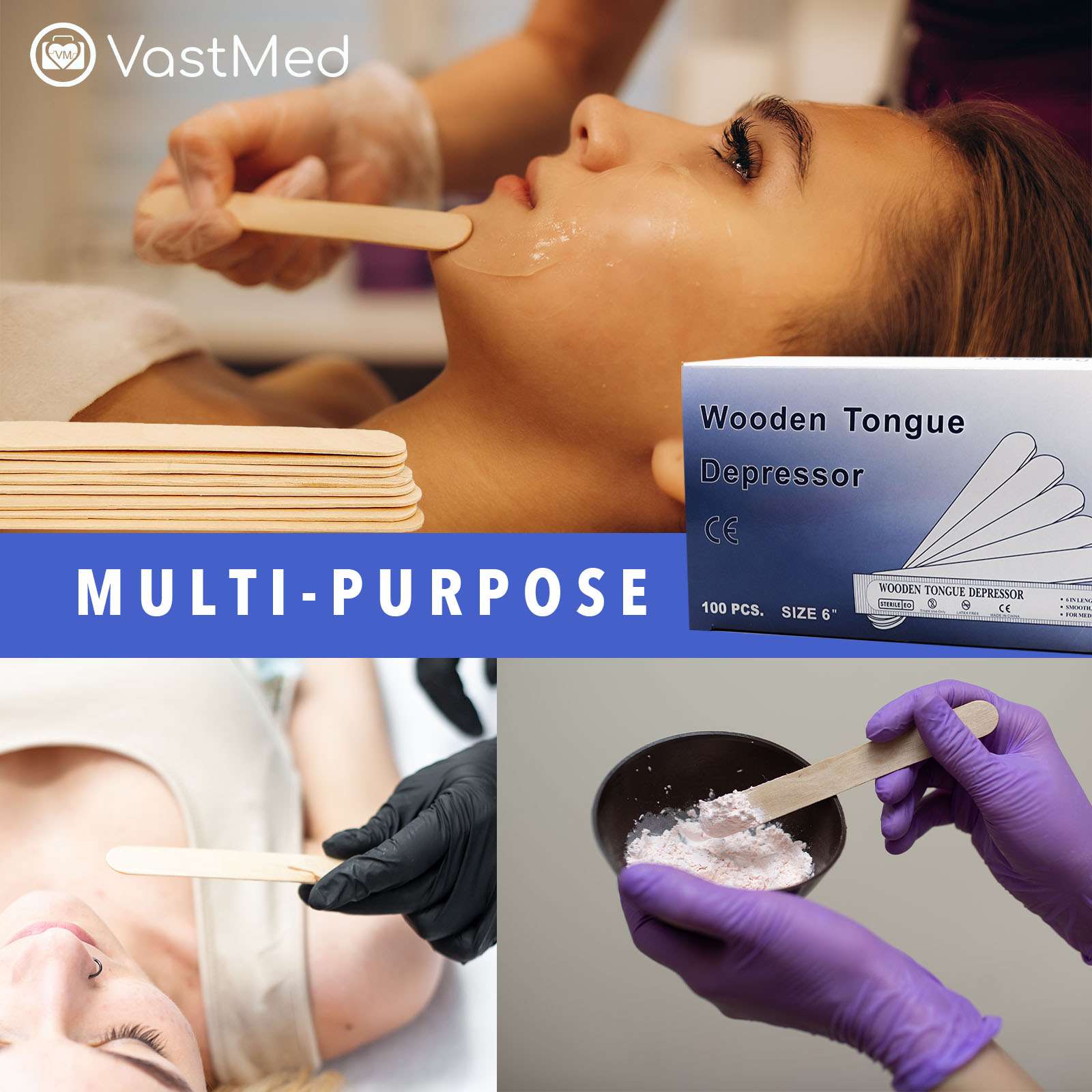 Tongue Depressors Sterile by Vastmed | Medical Tongue Depressors Individually Wrapped for Dental Medical Examination - Image 6