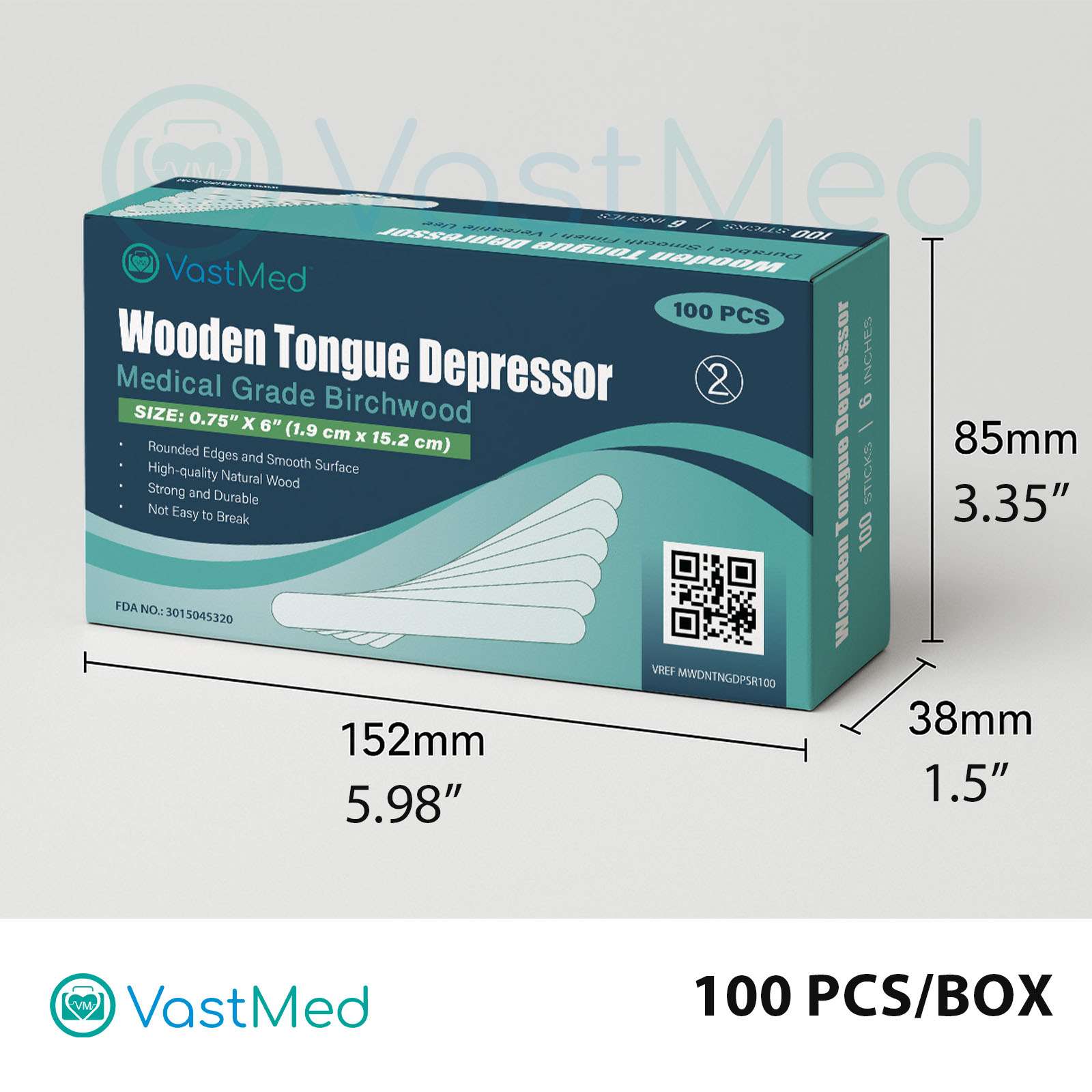 Tongue Depressors Sterile by Vastmed | Medical Tongue Depressors Individually Wrapped for Dental Medical Examination - Image 8