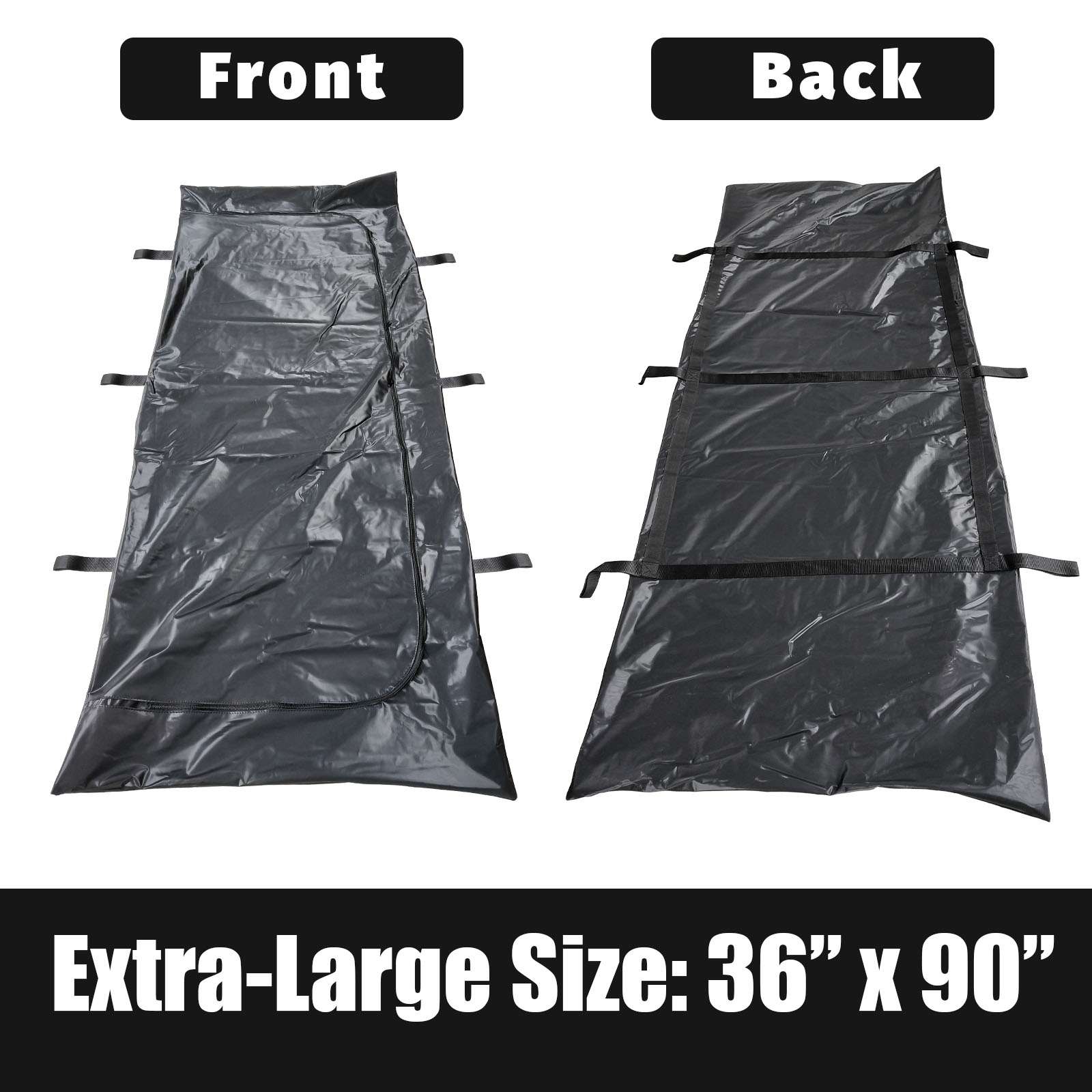 Cadaver Body Bag by Vastmed | Cadaver Morgue Bodies Bag with 6 Handles | Emergency Bodies Storage Bag for Funeral Hospitals Transportation - Image 2
