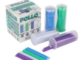 Dental Grade Pollo Disposable Dental Microbrush Applicators by VASTMED | Application Brushes Bendable for Eyelash Extensions, Personal Care, Artwork