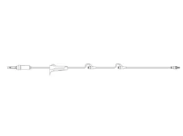 IV Administration Sets Sterile, Injection Site, 10 Drip/mL, Luer Lock
